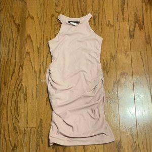 Beautiful Sz 8 Nude Pink Mini Dress